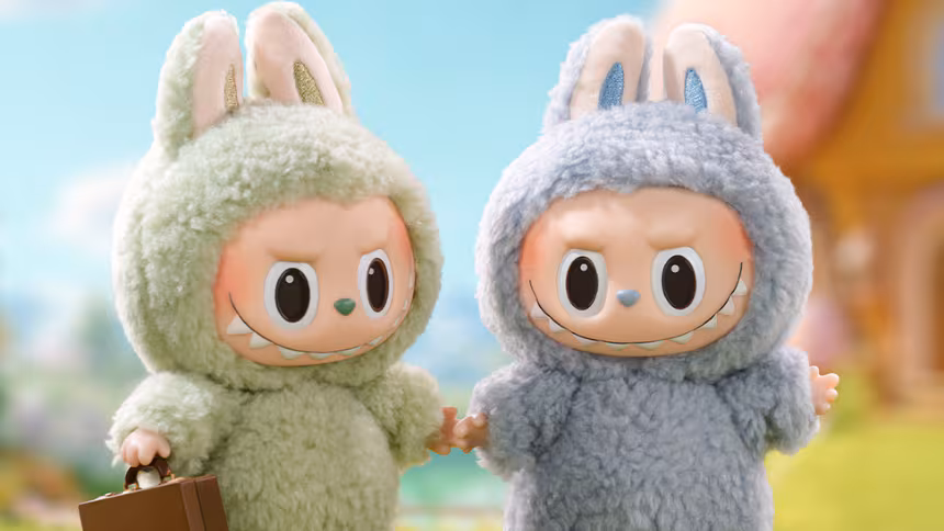 Exciting Macaron labubus Green Grape and Sesama Bean. Photo Credit: Pop Mart